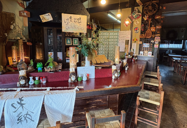 お食事処 味納の店内の写真